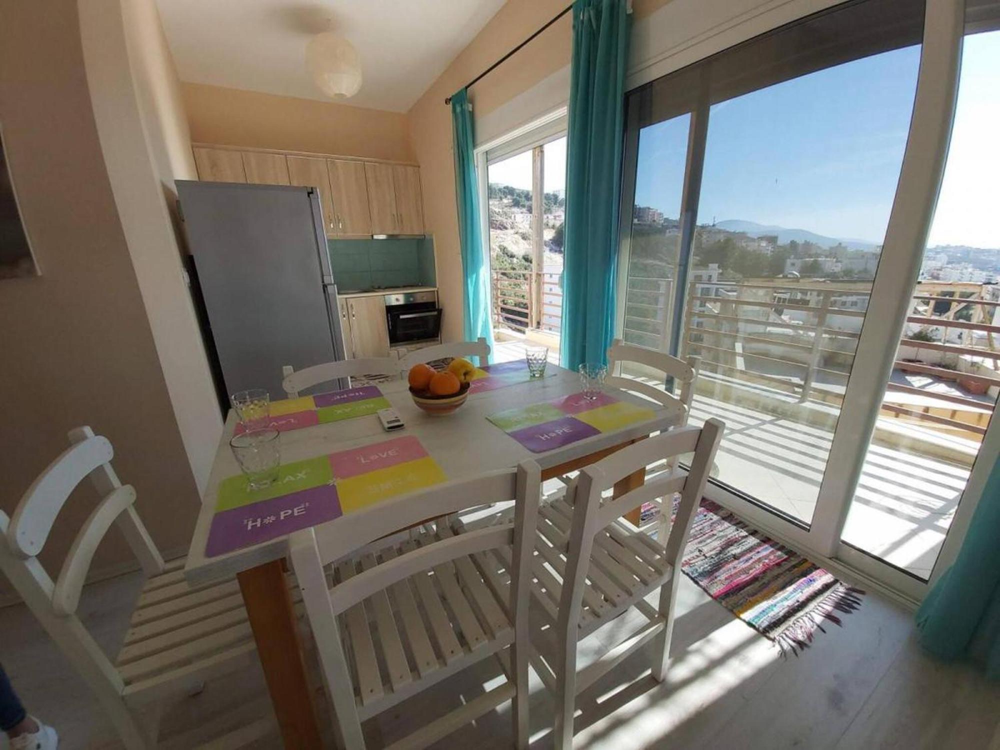 Apartmán Sunset Penthouse Sarandë Exteriér fotografie