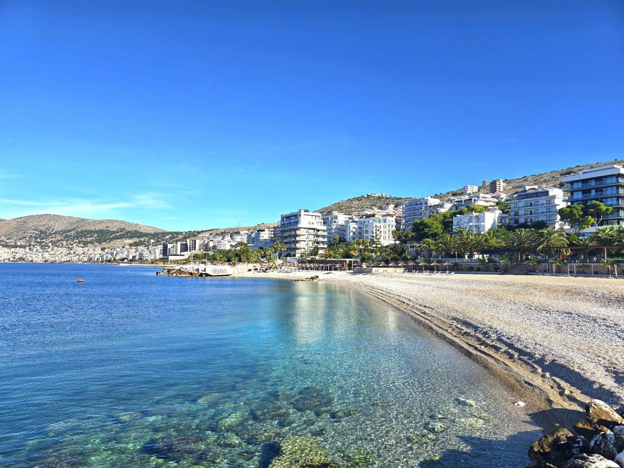 Apartmán Sunset Penthouse Sarandë Exteriér fotografie