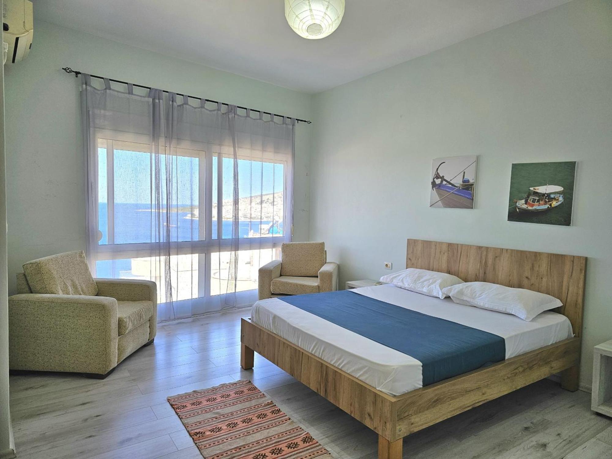 Apartmán Sunset Penthouse Sarandë Exteriér fotografie