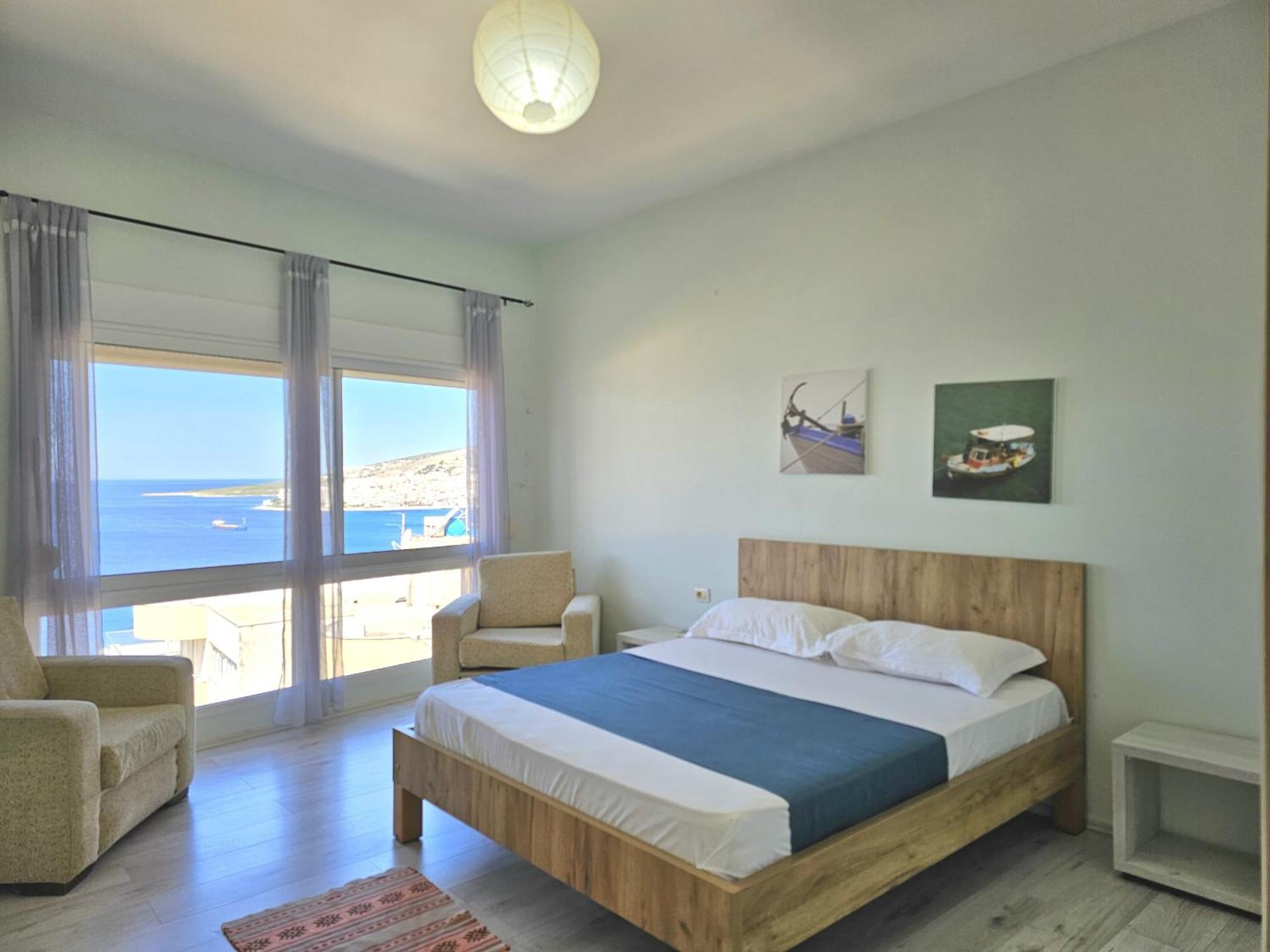 Apartmán Sunset Penthouse Sarandë Exteriér fotografie