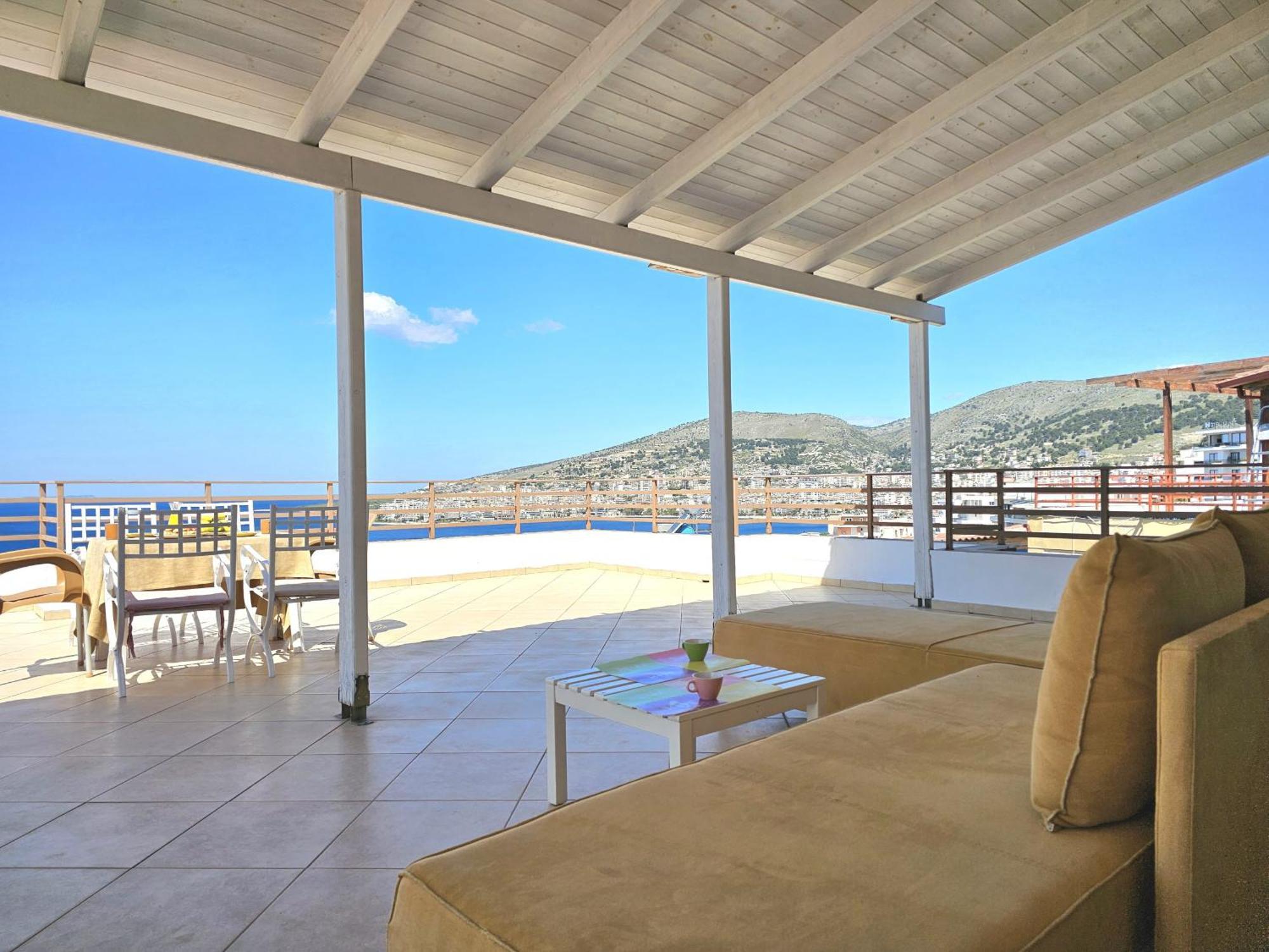 Apartmán Sunset Penthouse Sarandë Exteriér fotografie