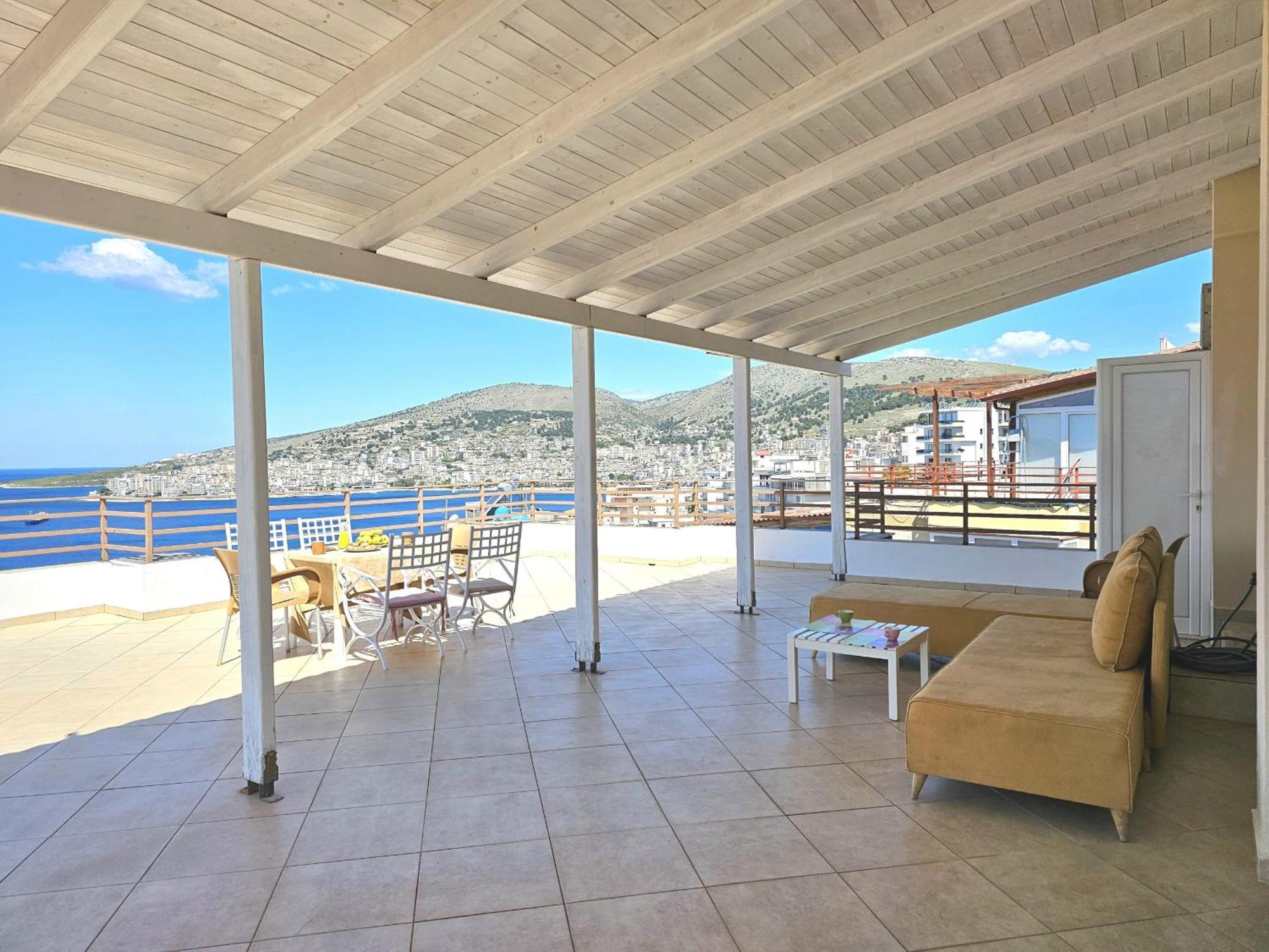 Apartmán Sunset Penthouse Sarandë Exteriér fotografie