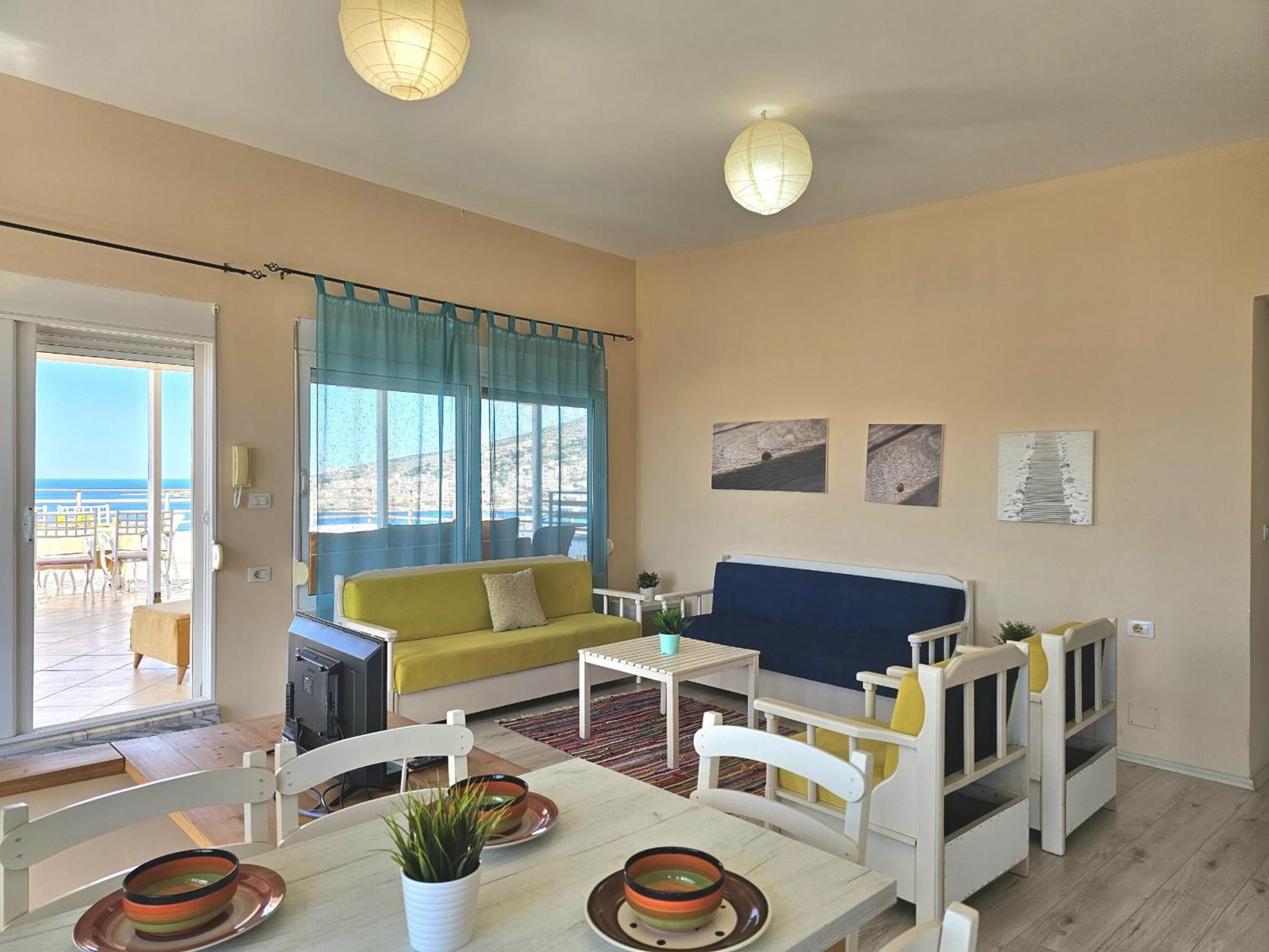 Apartmán Sunset Penthouse Sarandë Exteriér fotografie